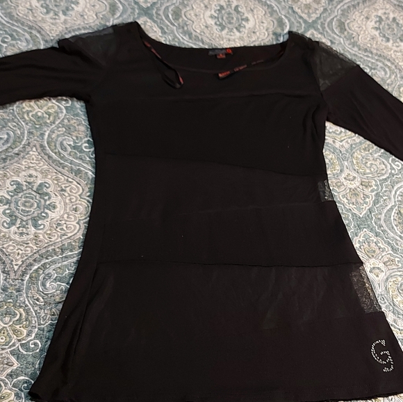 Guess Cotton with Zigzag See Through Sheer - Picture 1 of 1